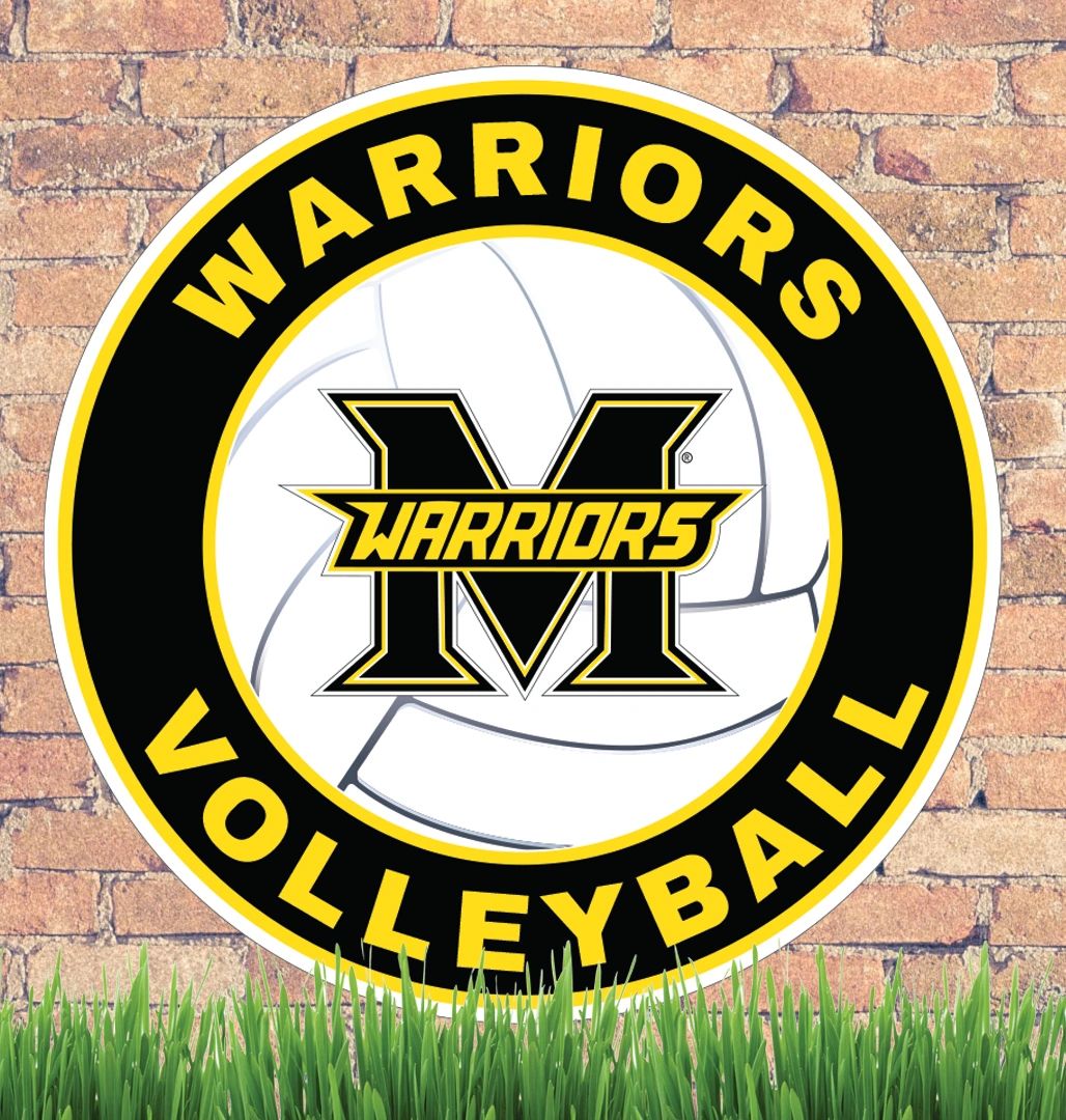 Memorial Volleyball yard sign